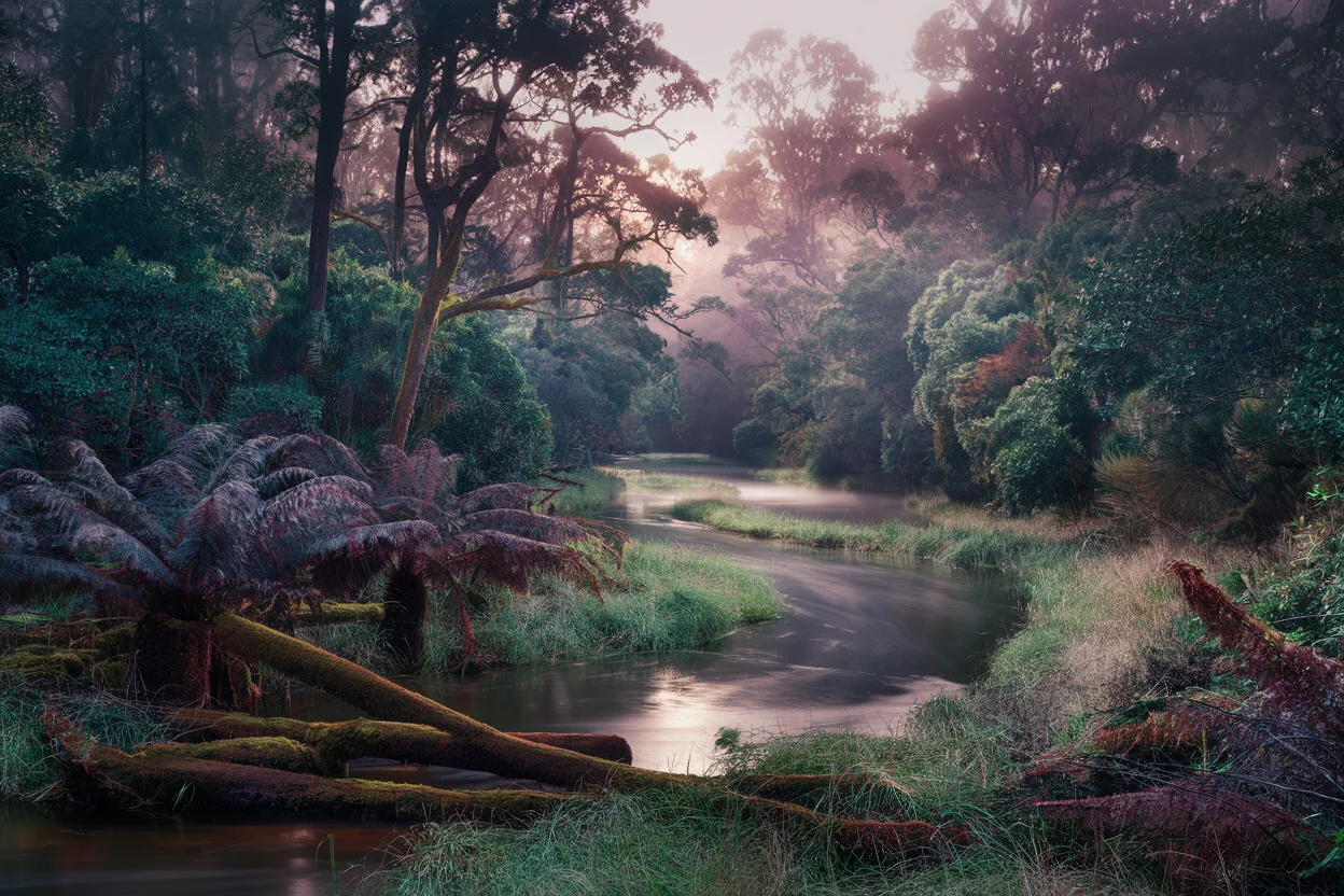 Woodland Stream — fine-art landscape, Elena Marsh collection